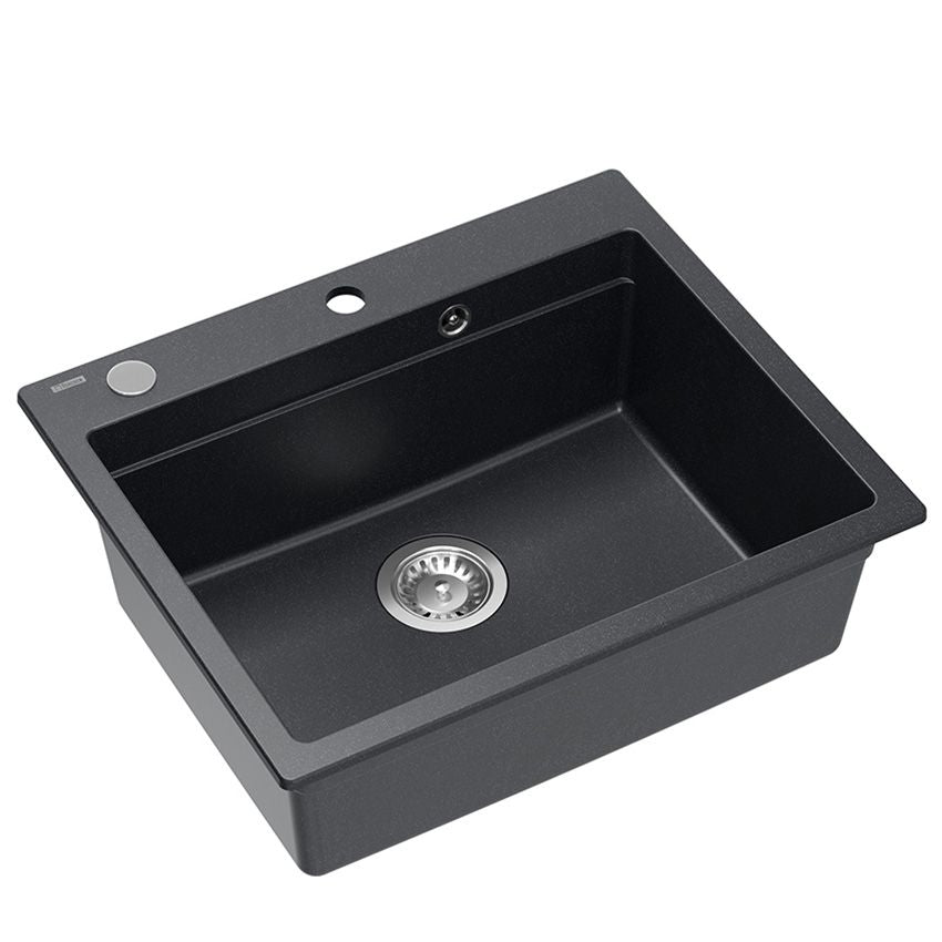 Lavello In Granito Kurt 110 Workstation Black Dotted