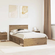 Struttura del letto Rovere Artigianale 120 x 190 cm 3407903