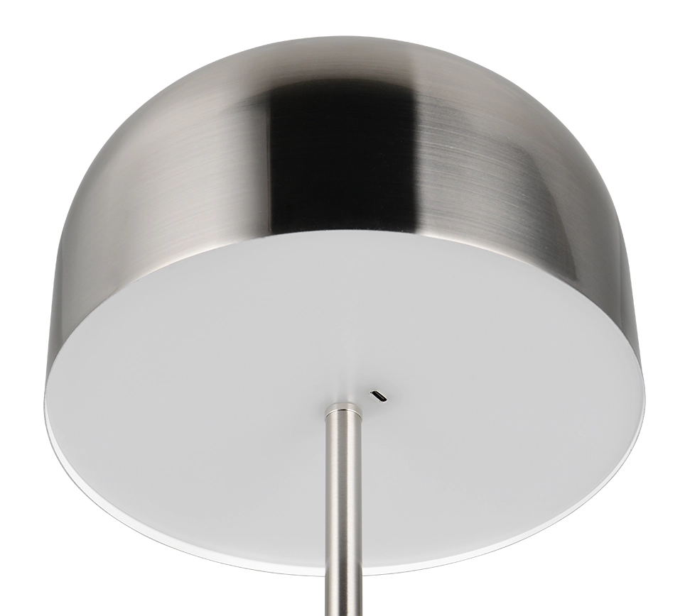 Piantana LED ricaricabile, metallo, acciaio, H 147 cm, Jeff