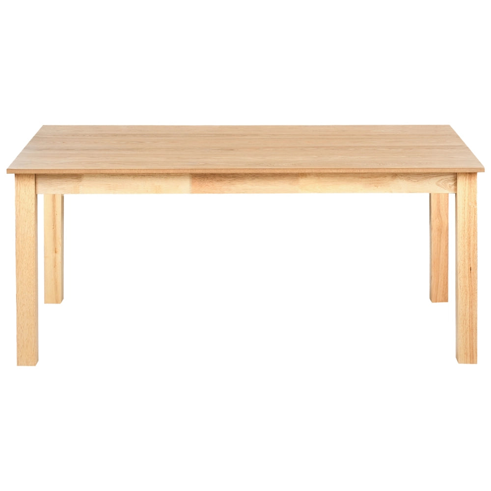 Tavolo da pranzo allungabile in legno di frassino chiaro impiallacciato MDF 180/280 x 100 cm Gambe in legno Piano rettangolare  Finitura naturale
