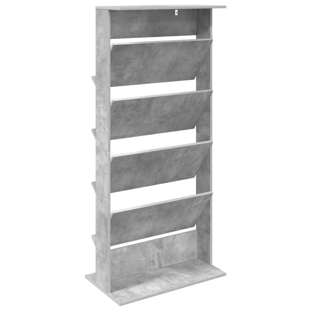 Scaffale per riviste Grigio cemento 70 x 41 x 156 cm CFW9434359