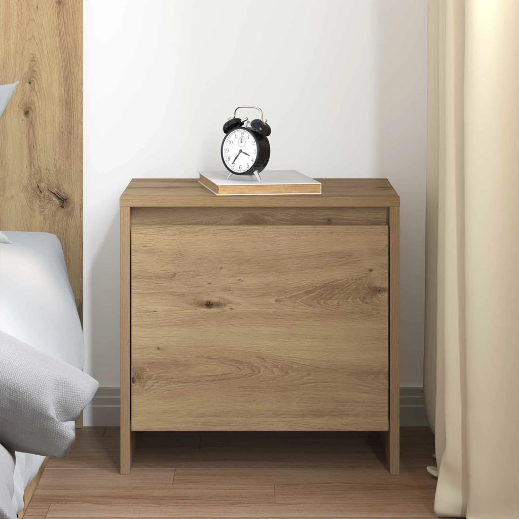 Comodino | Armadio da Notte | Mobiletto da notte Rovere artigianale 45 x 34 x 44,5 cm
