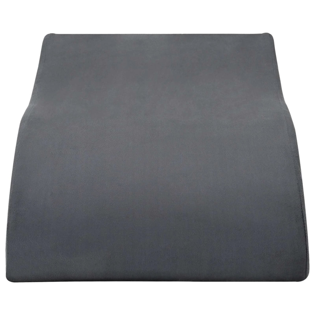 Cuscino per Gambe Grigio 68 x 41 x 21 cm Schiuma PU