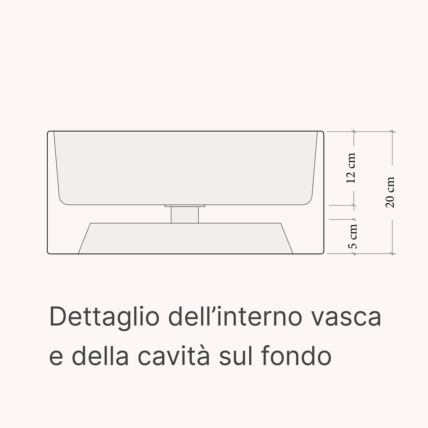 Lavello da Giardino Senza Rubinetto 45x30x20 cm in Cemento e Granulati di Marmo Rodi Bianco