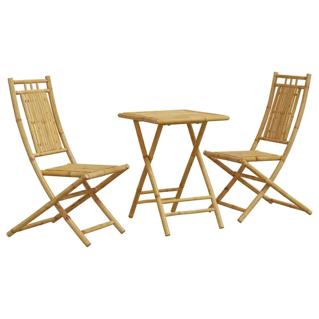 Set da Bistr¨° 3 pz | Set Salotto da Giardino in Bamb¨´