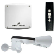 KIT PER DUE 2 MOTORI SENSORE VENTO CENTRALE TELECOMANDO TENDA TENDE DA SOLE KITD