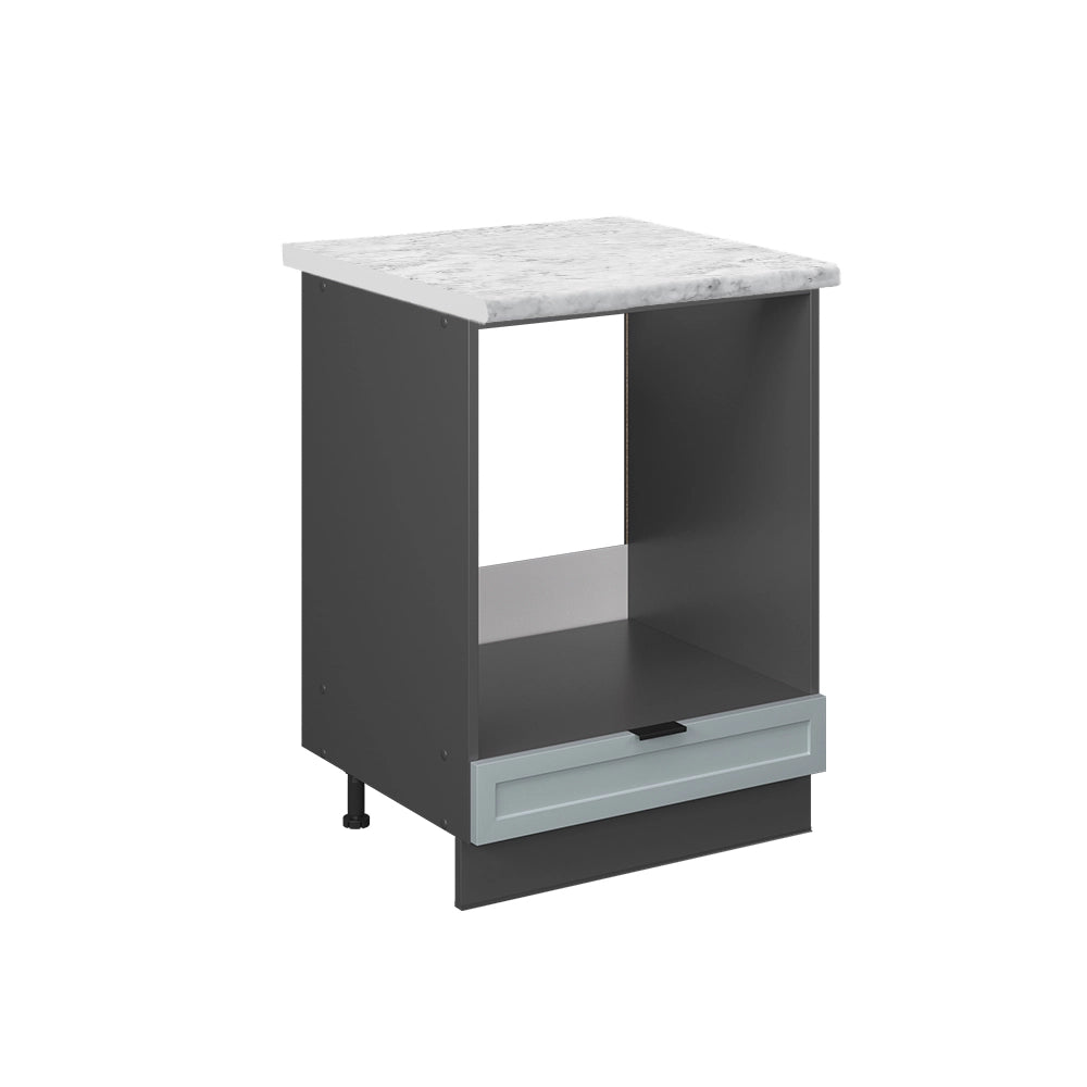 Vicco Mobile per forno da incasso Blu-grigio chiaro 60 cm , PL Marmo