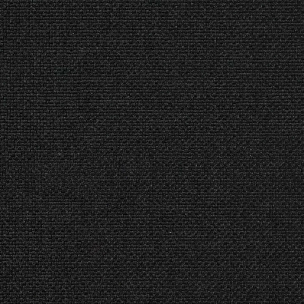 Letto con Testiera Rivestita Nero 150 x 200 cm Pino massello 877971