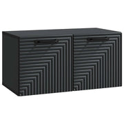 Mobile Porta TV da Muro Nero 59,5 x 31 x 30 cm