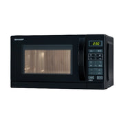 Sharp r-642bkw nero microonde combinato superficie piana 20 l 800 w - R642BKW