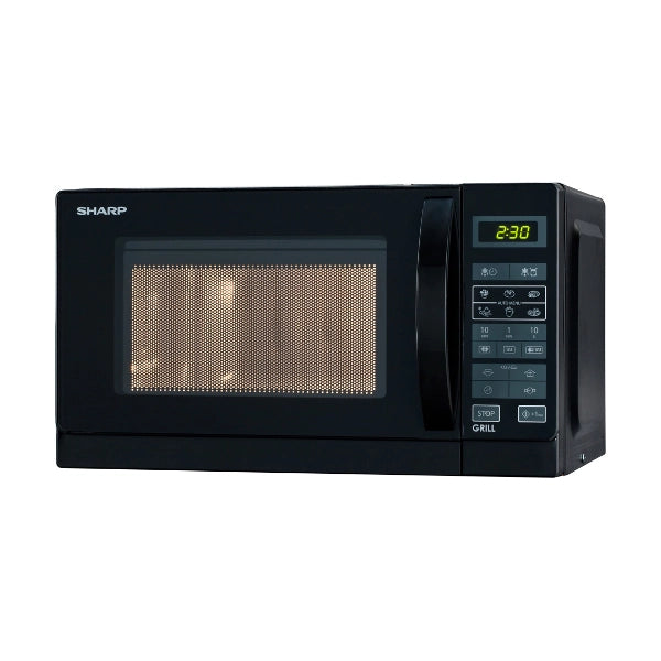Sharp r-642bkw nero microonde combinato superficie piana 20 l 800 w - R642BKW