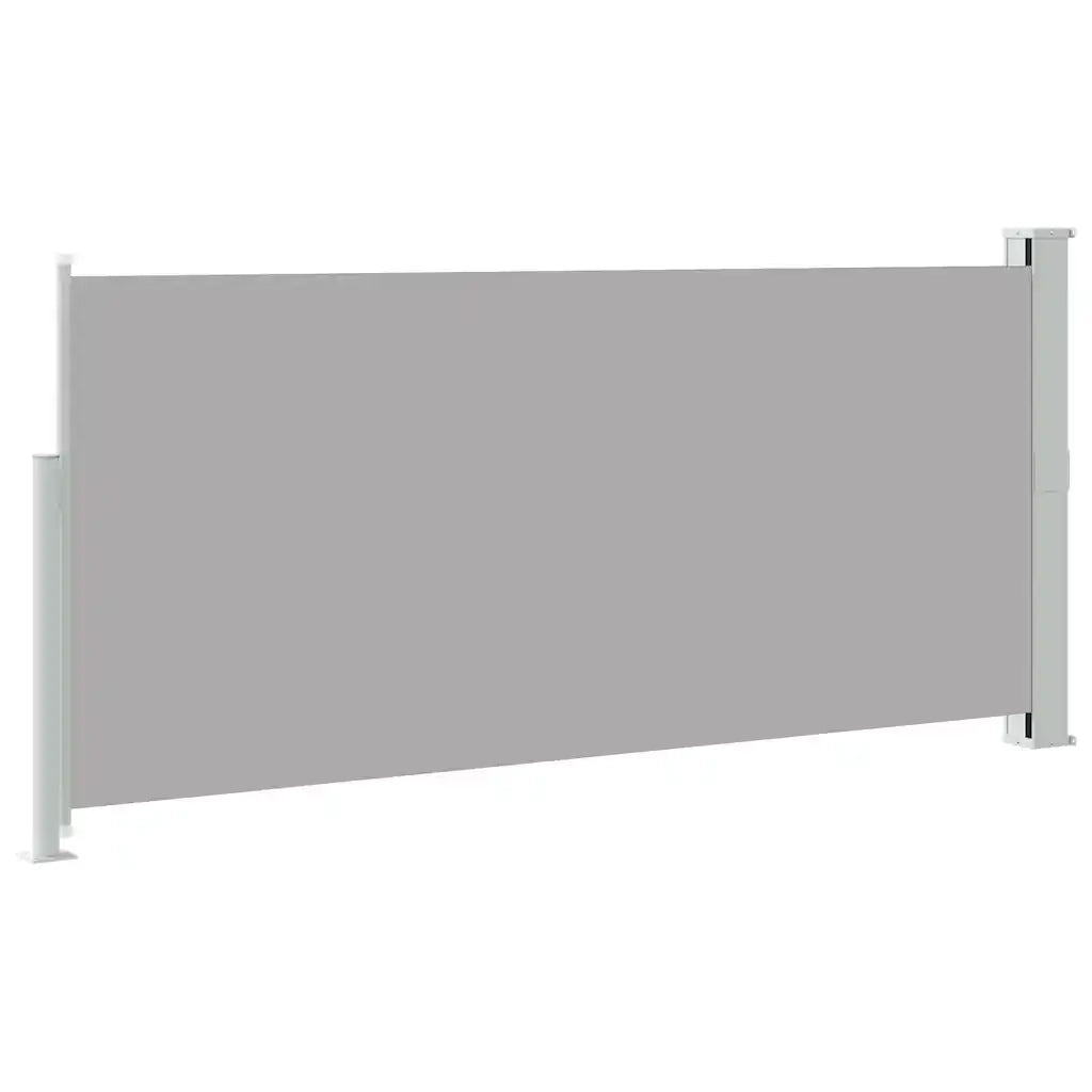 Tenda da Sole Laterale Retrattile 140 x 314 cm Grigia 45357