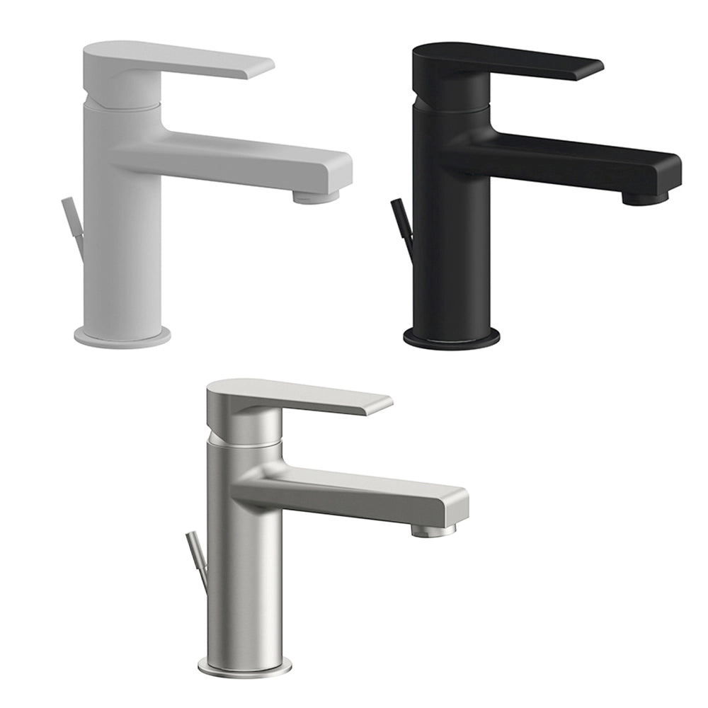 Miscelatore lavabo spazzolato Mariani serie Artic scarico incluso