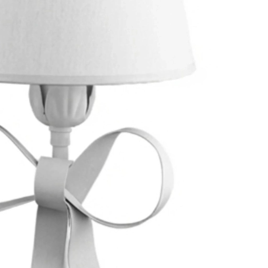 Lampada da Tavolo Shabby Chic Lucy 1 Luce Bianco LuceArt Classic
