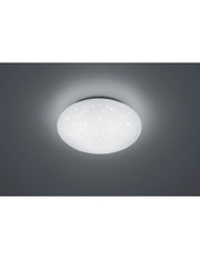 Plafoniera Led IP44 Dimmerabile Putz Bianco Glitter Ø37 cm Trio Lighting