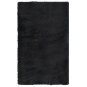 Tappeto del soggiorno | Tappeto Shaggy a Pelo Lungo NAVARRA Nero 80x150 cm poliestere