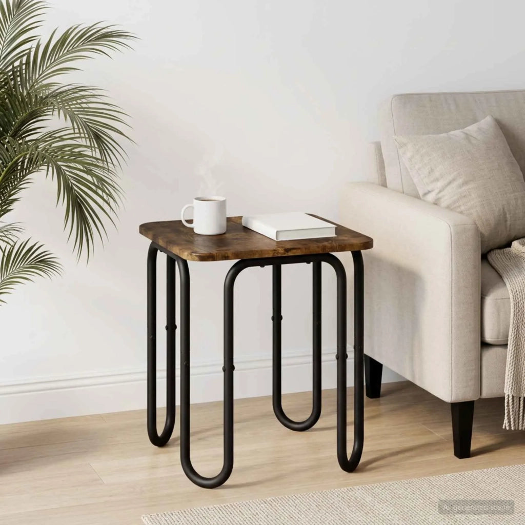Tavolino da salotto Rovere Fumo 40 x 40 x 45 cm 8007705