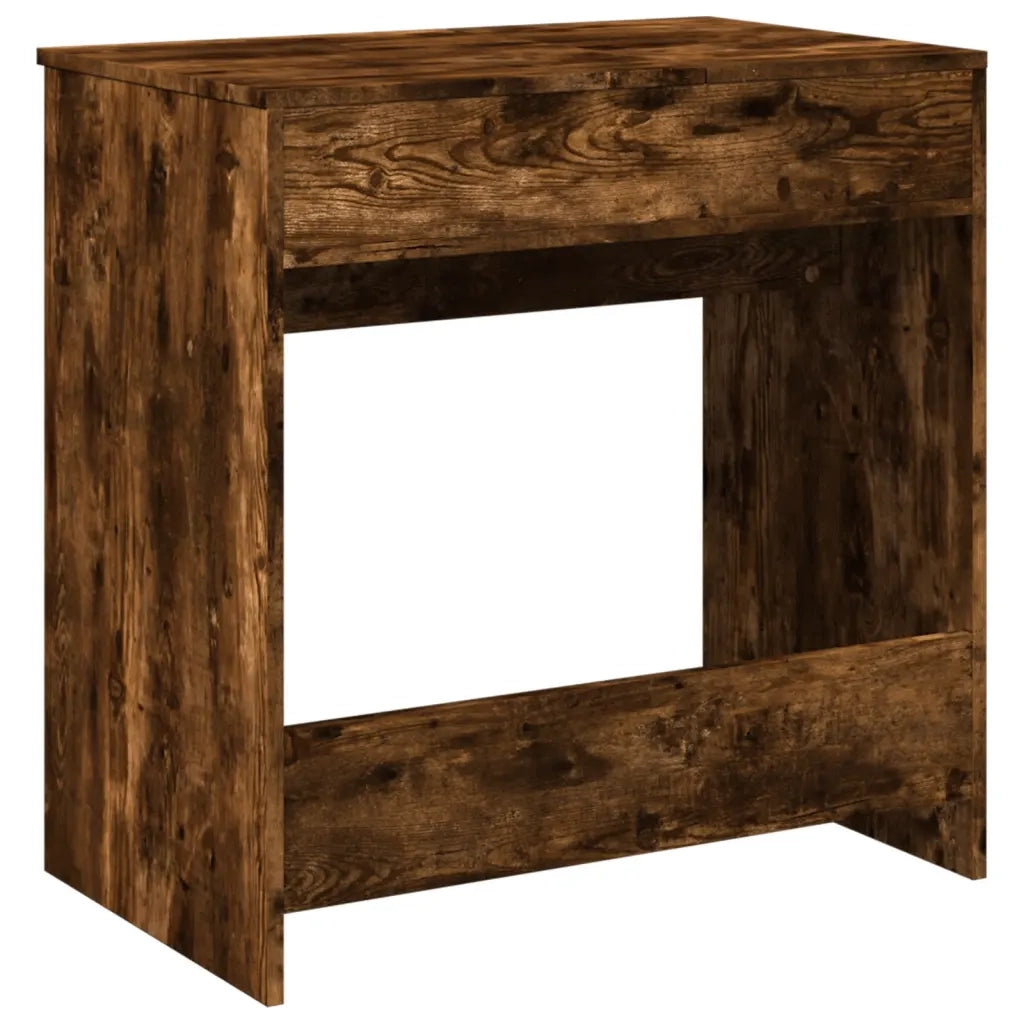 vidaXL Toeletta con Specchio Rovere Fumo 73x46,5x120 cm