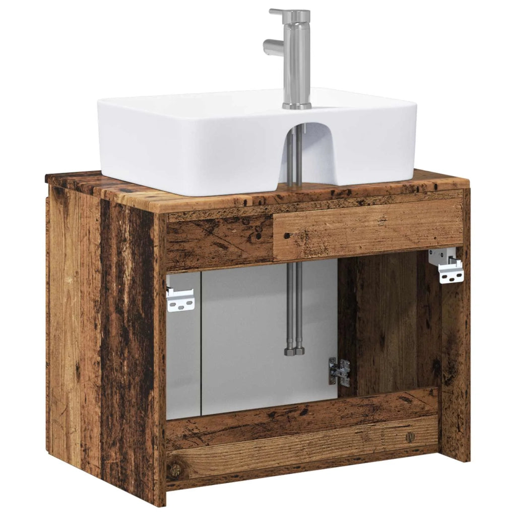 Set di mobili per il bagno Legno antico Legno ingegnerizzato 3404328