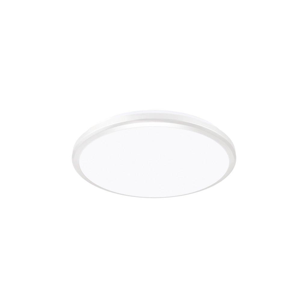 Plafoniera LED esterna tonda 21cm bianca 12W IP54 Struhm