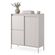 Madia Hatolaro, Credenza 5 Ripiani, 104x40x123h cm Beige