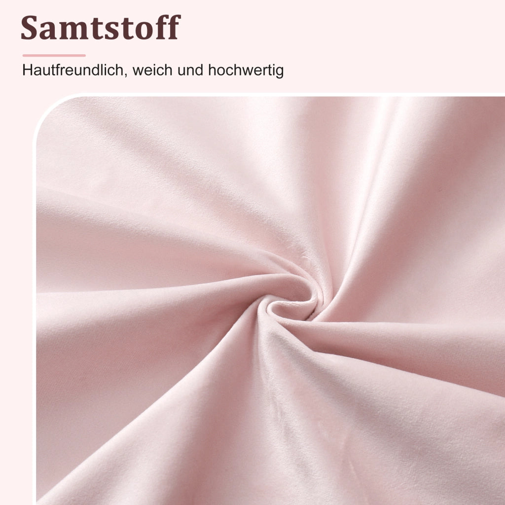 Letto Contenitore per Bambini 90 x 200 cm - Testiera Imbottita e Velluto - Rosa