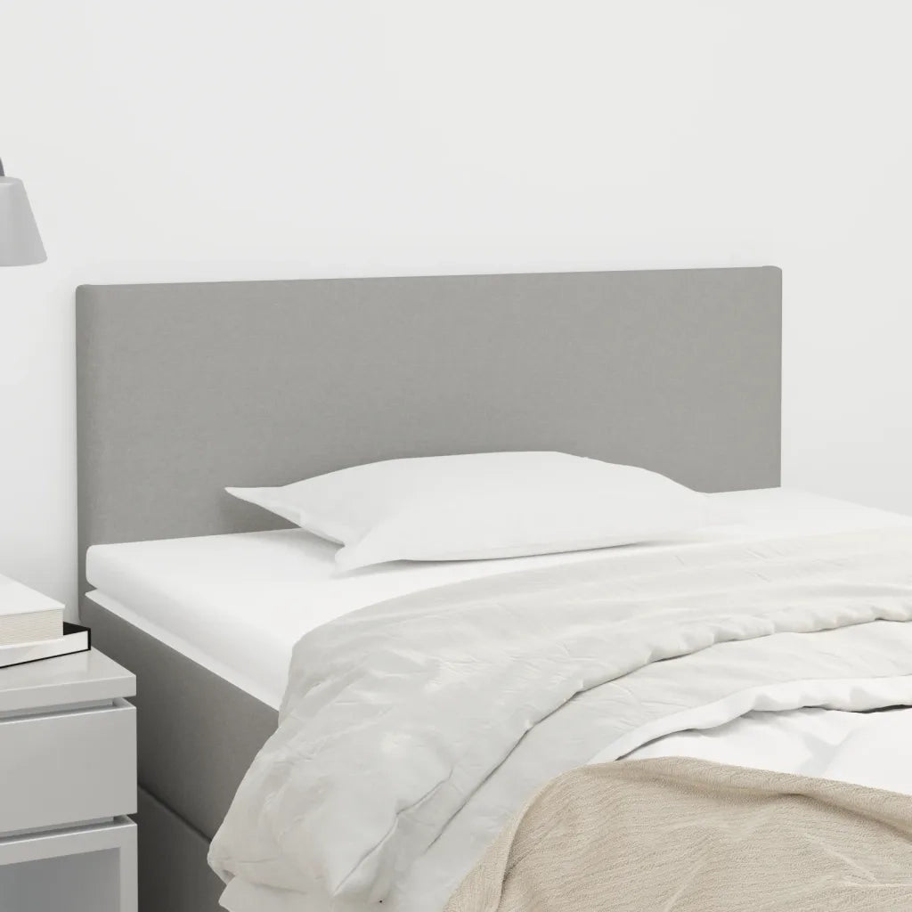 Testiera-Testata Decorativa Grigio Chiaro 90x5x78/88 cm in Tessuto 910254