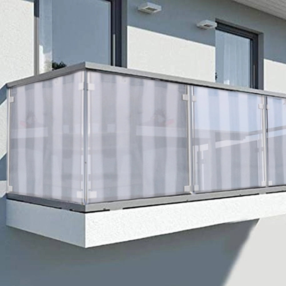 Telo Copertura Protezione 75x600cm Frangivista Frangivento per Balcone Ringhiera