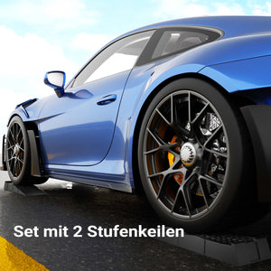 Cunei per camper auto 2 pz. max 3 t 700x200x78 mm Rampa di livellamento in plastica