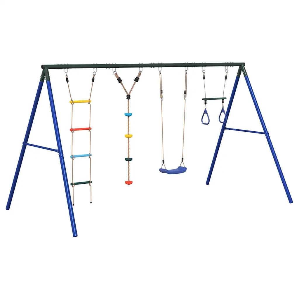 Set Gioco da Esterno con Altalena Trapezio Scala e Altalena