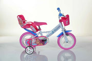 SIRENETTA ALYSSA 12", bicicletta per bambini, adatta a bambini tra i 3 e i 5 anni, per altezza tra 85 e 105 cm, cestino,