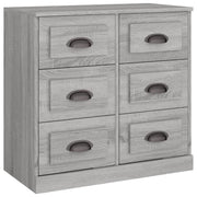 Buffet credenza cassettiera mobiletto mobile contenitore organizer cucina soggiorno Sonoma 70 x 35,5 x 67,5 cm legno ingegnerizzato grigio 02_0036515