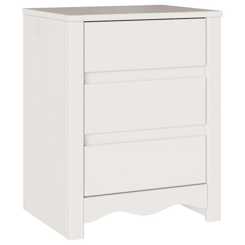 Tavolino da salotto con cassetto Drammen Bianco 45 x 35 x 56 cm 42003049