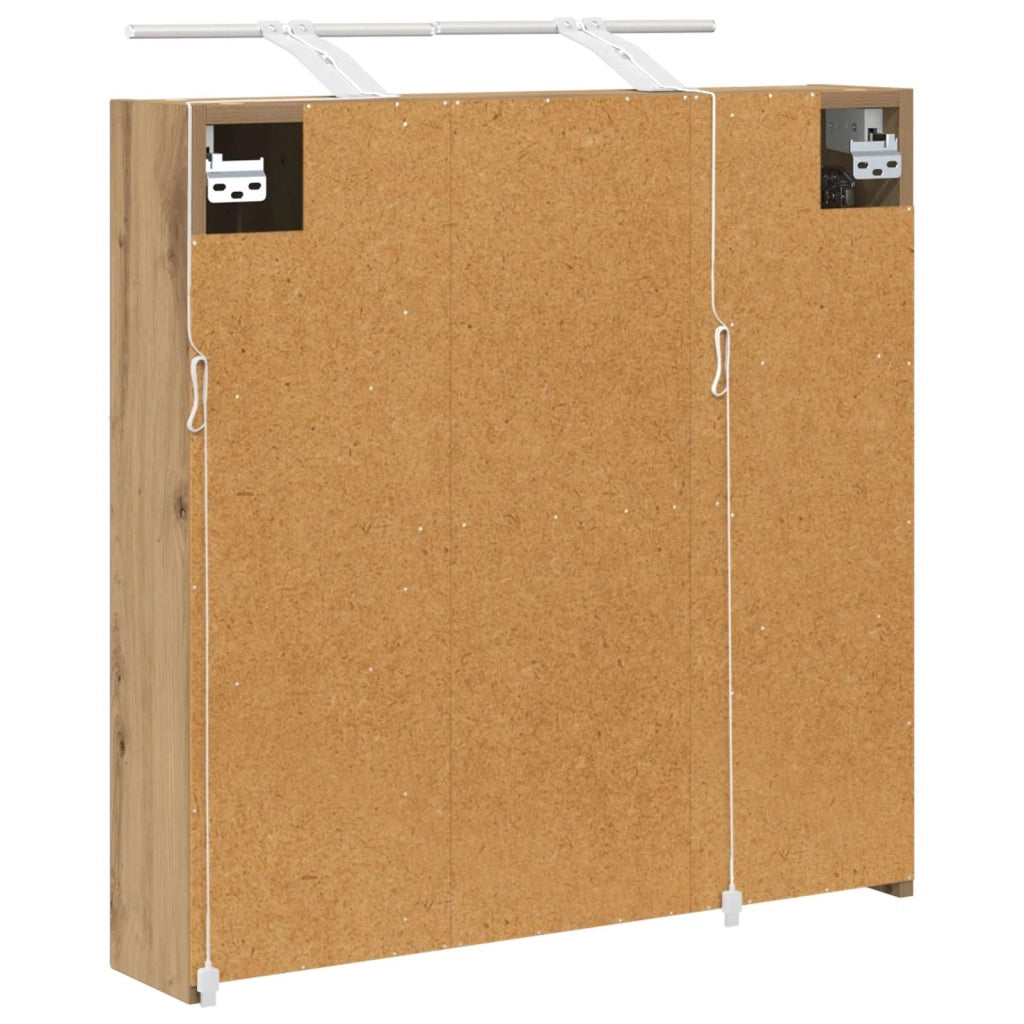 Mobiletto per specchio da bagno Rovere Artigianale