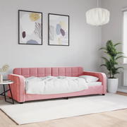 Letto da Giorno Rosa 80x200 cm in Velluto 354054