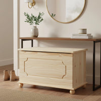 Tires, Cassapanca, 89x53x47h cm Marrone Naturale