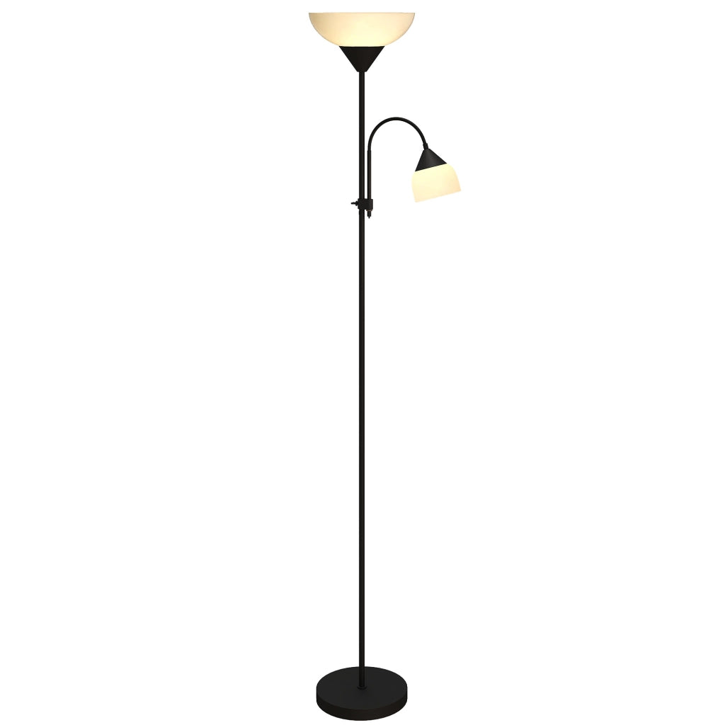 Lampada da terra con 3 colori luce e collo flessibile ¨C zephmum ¨C Nero