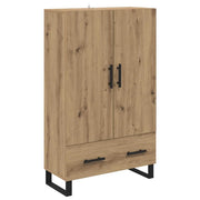 Credenza | Madia | Buffet da pranzo | Armadio da pranzo con cassetto Rovere artigianale 69,5 x 30 x 115 cm