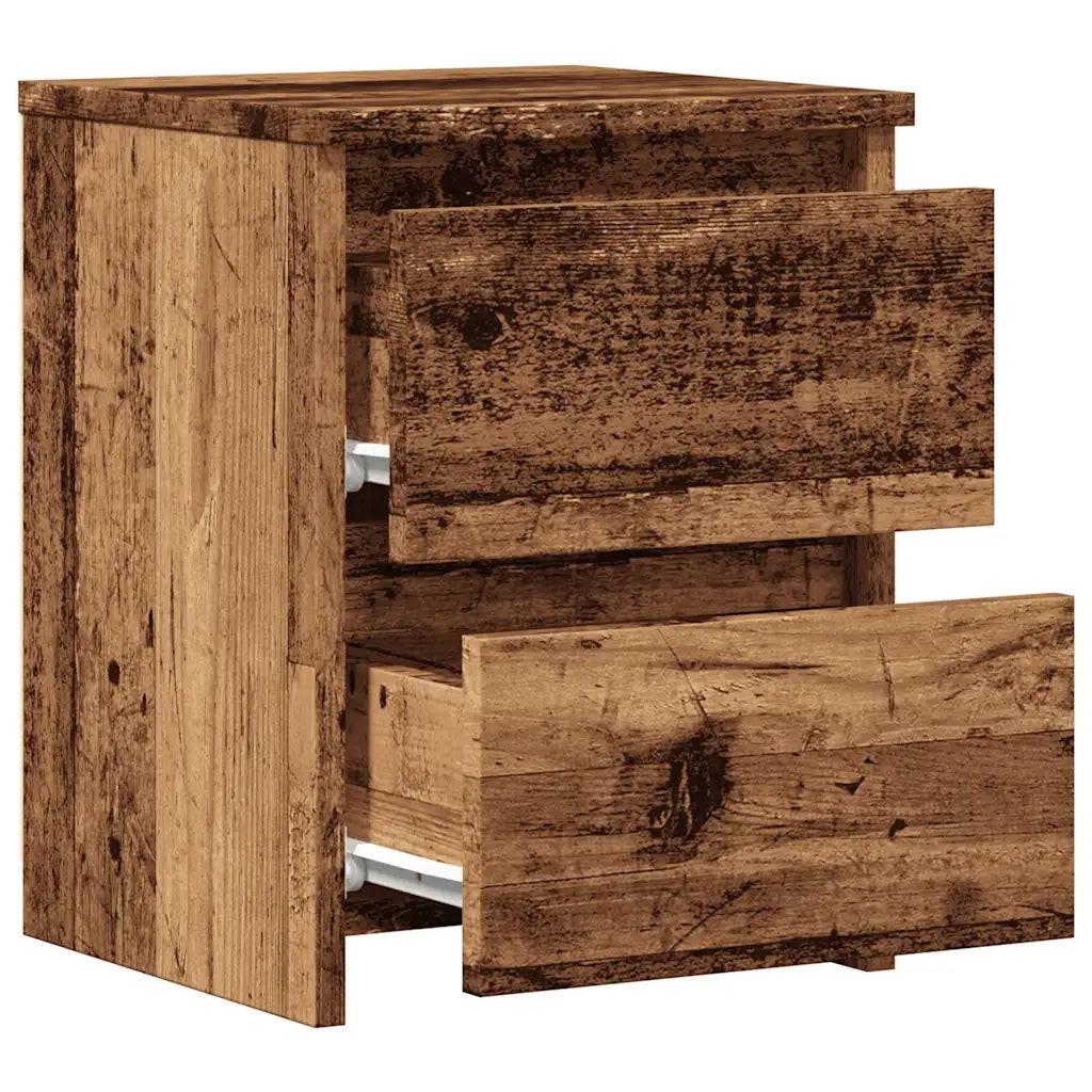 Comodino Legno Antico 30x30x40 cm in Legno Multistrato