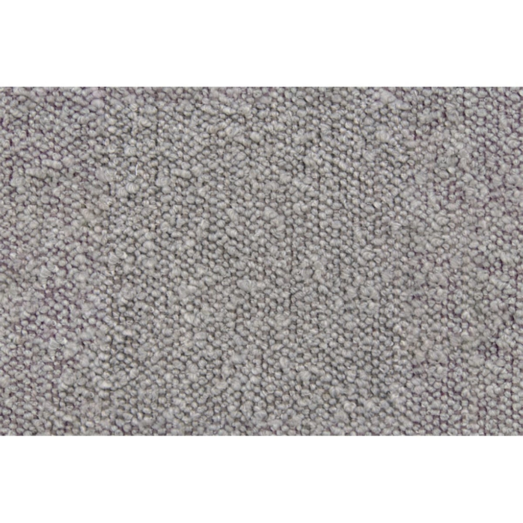 Testiera in tessuto bouclé grigio liscio L200 cm