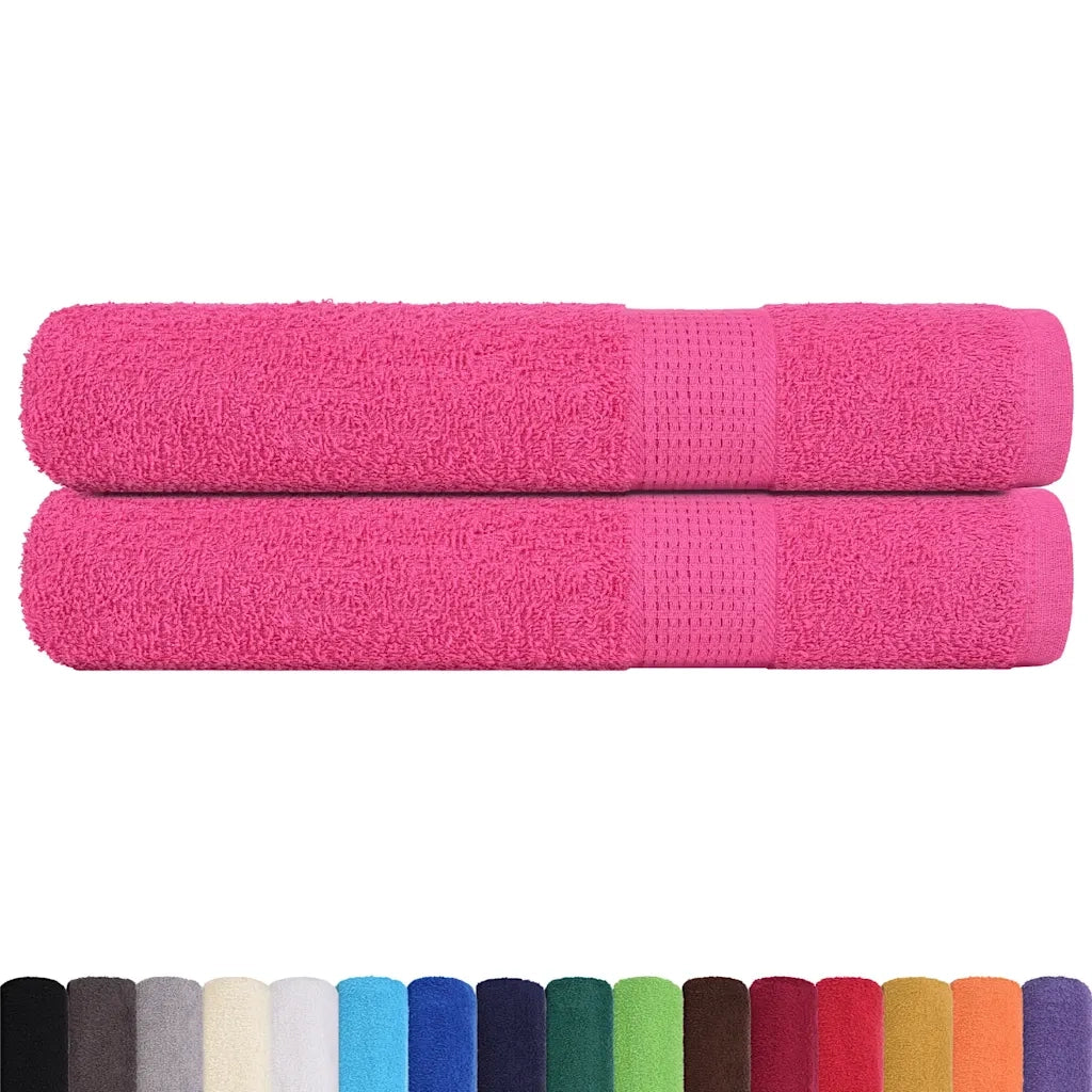 Asciugamani per sauna FROGN 2 pezzi Rosa 80x200 cm 360 g/m2