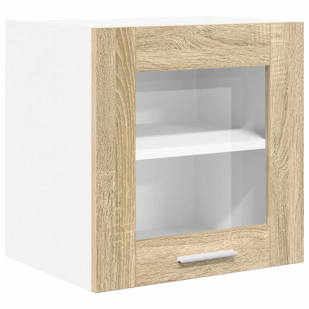 Armadio pensile con porta 2 pcs Rovere Sonoma 40 x 31 x 40 cm