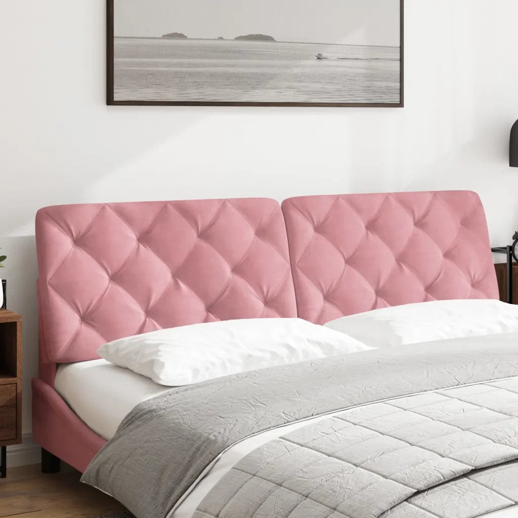 Cuscino Testiera Rosa 180 cm in Velluto CFW5474744