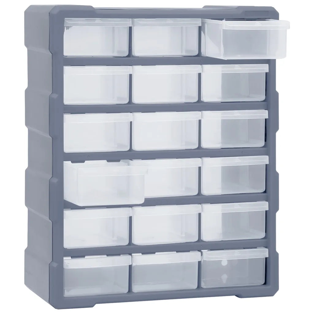 Mobile Contenitore con 18 Cassetti Medi 38x16x47 cm CFW5587613
