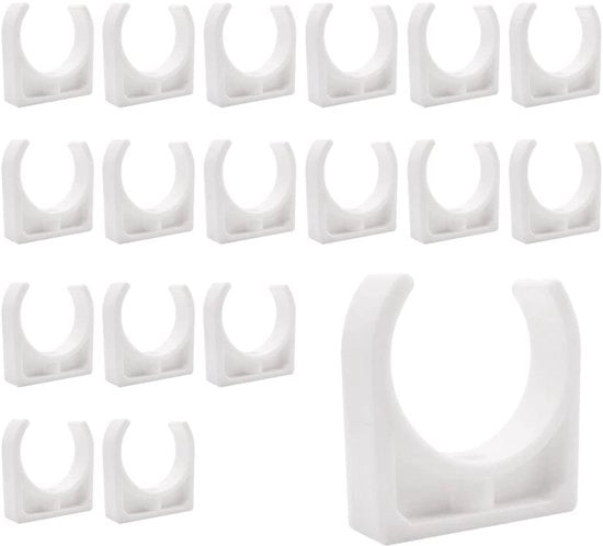 Set di 18 viti per PPR - bianco - alta qualità PPR - 47 x 46 x 13 mm