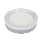 Plafoniera LED 24W, 220V, luce regolabile 3CCT 3000K/4000K/6500K, corpo rotondo 180x40mm, IP20.
