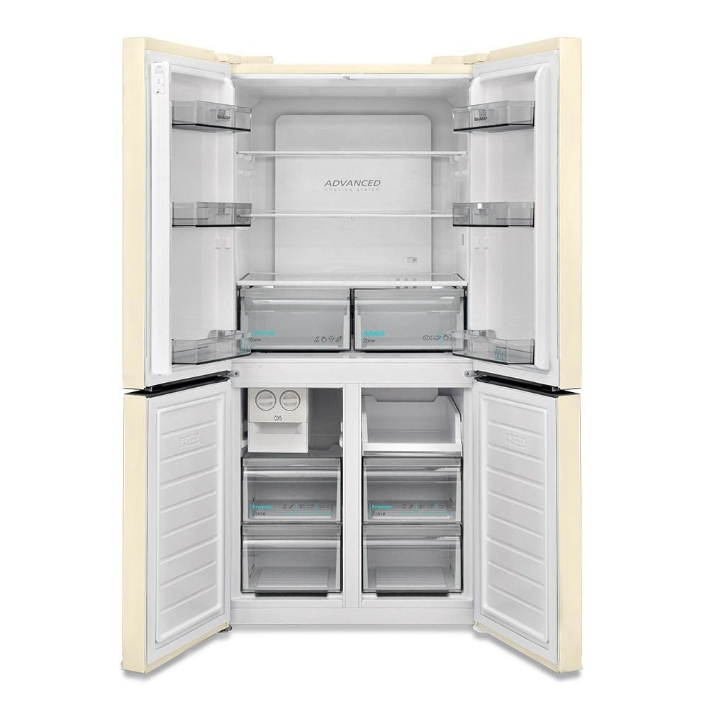 Frigorifero NO FROST side by side Sharp SJNFA15IMXJE 488lt colore crema classe E