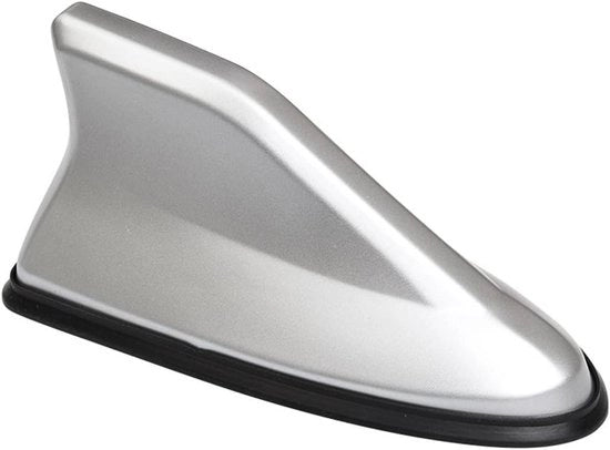 Antenna e copertura per auto SUV furgone camper (argentato) Am/Fm segnale di antenna decorativo