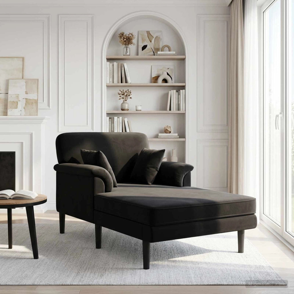 Chaise longue Nero Velluto 42048046