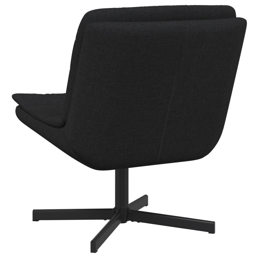 Sedia Girevole Nera Poliestere Standard Girevole